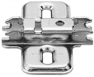 Blum 0mm height adjustable steel plate for CLIP Top hinges