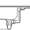 Rangemaster Euroline EL860 single bowl sink and drainer