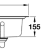 Rangemaster Glendale GL9501 single bowl sink and drainer