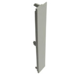 End cap for stainless steel plinth
